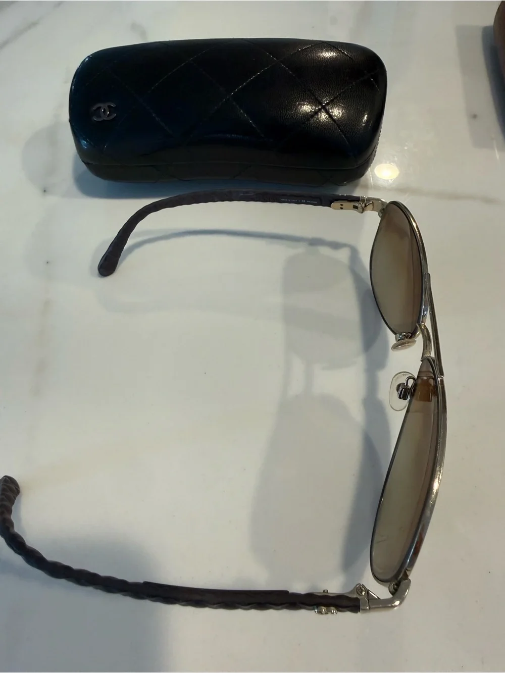 CHANEL aviator sunglasses